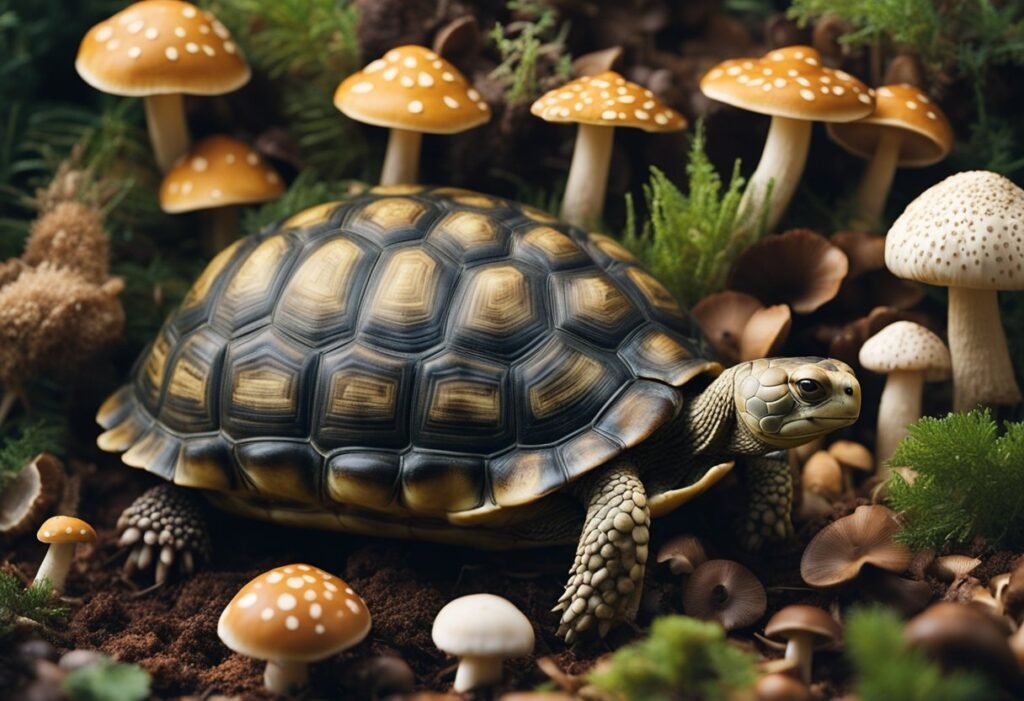 Can Tortoises Eat Mushrooms